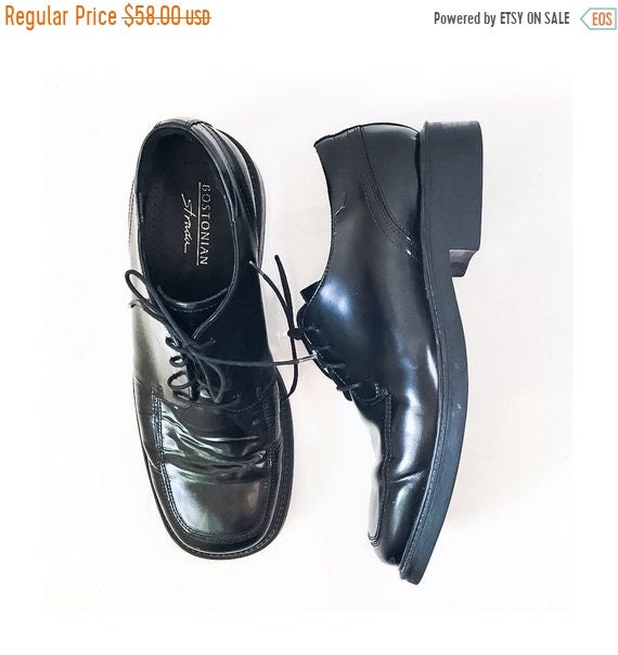 CLEARANCE Black Oxford Shoes by 