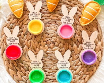 Won-DOH-ful Easter Classroom Favors, Easter Treats Class, Easter Class Gifts, Easter Gifts for Class, Toddler Class Easter Gifts, Non Candy