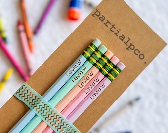 Personalized Pencils, Pencils With Name, Engraved Pencils, Personalized Pencils for Teachers, Personalized School Supplies, Pencils for Kids