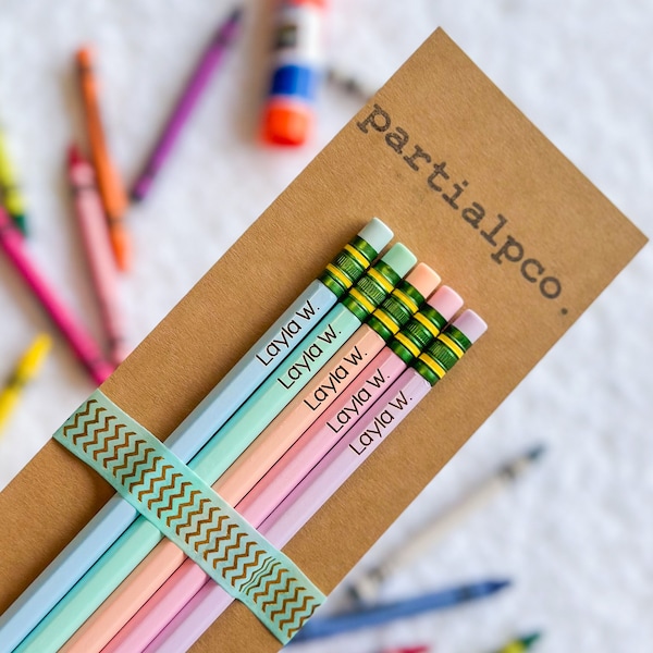 Personalized Pencils, Pencils With Name, Engraved Pencils, Personalized Pencils for Teachers, Personalized School Supplies, Pencils for Kids
