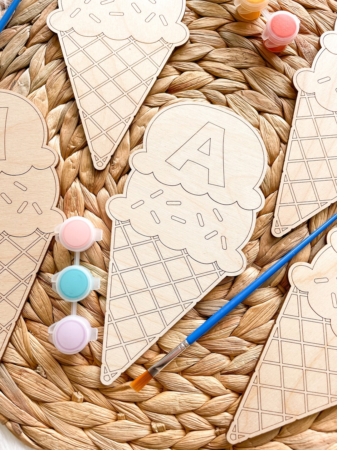 Ice Cream Party Favors, Paint Kits for Kids, Paint Kit Party Favor