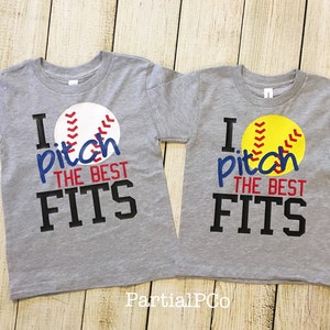 I Pitch the Best Fits toddler shirt, Baseball, Softball, t-ball, pitcher