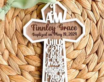 Personalized Baptism Gifts, Gift for Baptism, First Communion Gifts, Confirmation Gift, First Reconciliation Gift, Personalized Cross