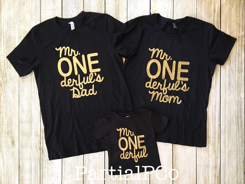 Download Mr. ONEderful's Mom Mr. ONEderful's Dad Team | Etsy