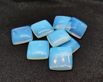 20 mm fyrkantiga Cabochon Cab Opalit ädelstenar