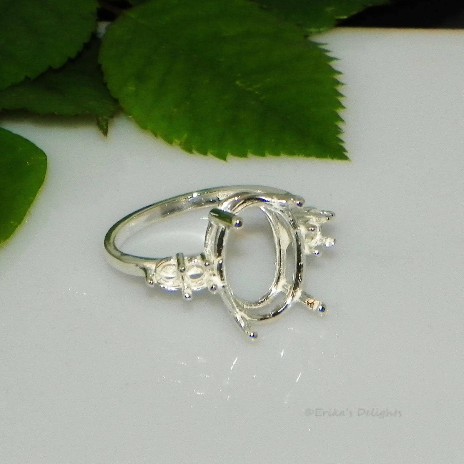 ●NONENON● PIXEL OVAL NEC SILVER925 1 Oval Premium CZ - Esslinger.com