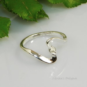 4mm - 8mm Pearl / Bead Sterling Silver Ring Setting (ID# 163-800)