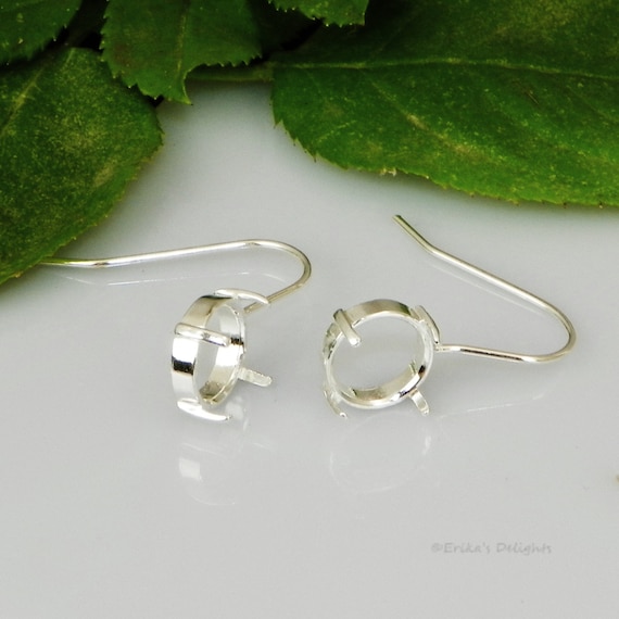 Cabochon store earring settings
