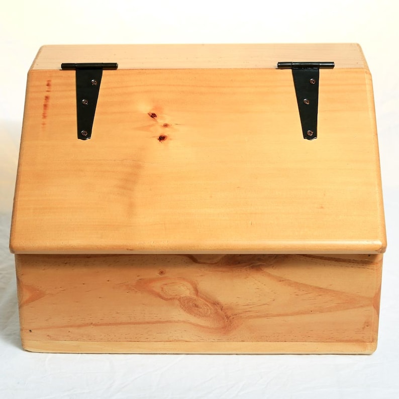 Diy Wooden Box With Hinged Lid - Wooden Box With Tray and 