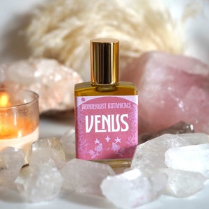 Venus aromatherapy Love Potions with rose quartz, essential oil love potion, natural perfume, aphrodisiac perfume, sensual oil, valentines