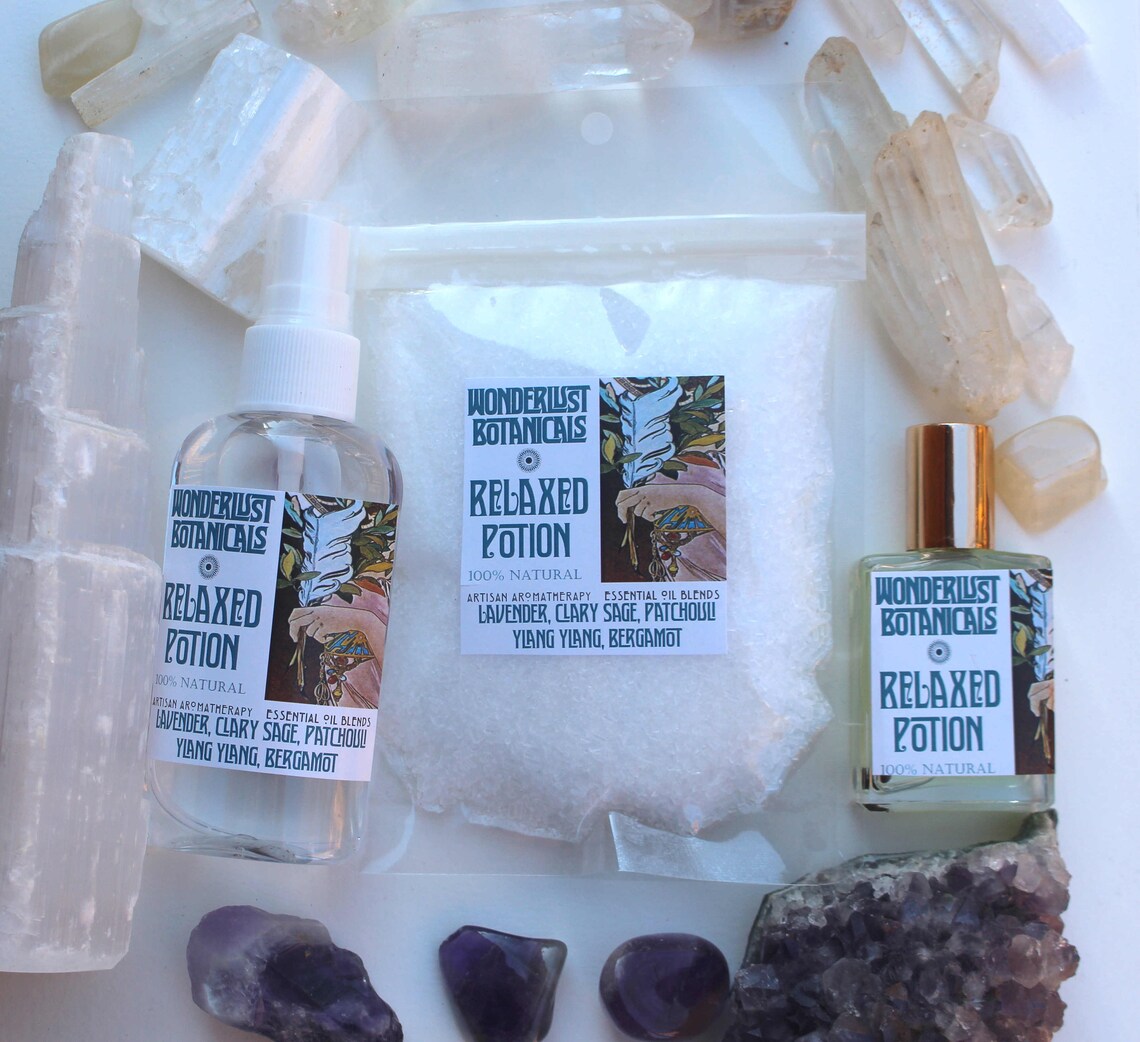 Relaxation kit aromatherapy kit relaxing aromatherapy pack Etsy