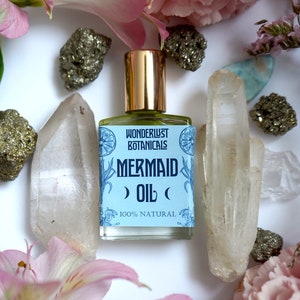 Mermaid Perfume, mermaid gifts, natural perfume, mermaid, essential oils, aromatherapy oils, gifts for girls, perfume for women, best gift
