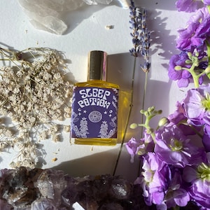 Sleep Potion, lavender perfume, aromatherapy roll on oil, witchy gift, witch oil, sleep aid, witchy things, essential oil perfume, blend