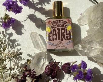 Fairy Perfume, natural aromatherapy roll on, eco friendly perfume, cute self care natural fragrance oil, womens fragrance scent, lemon scent