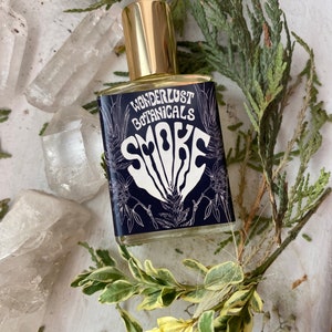 Smoke natural cologne, fire perfume eco friendly roll on, fragrance, mens fragrance oil gifts for him, cologne for men, organic mens cologne