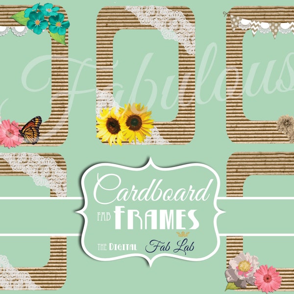 Cardboard Frames Etsy