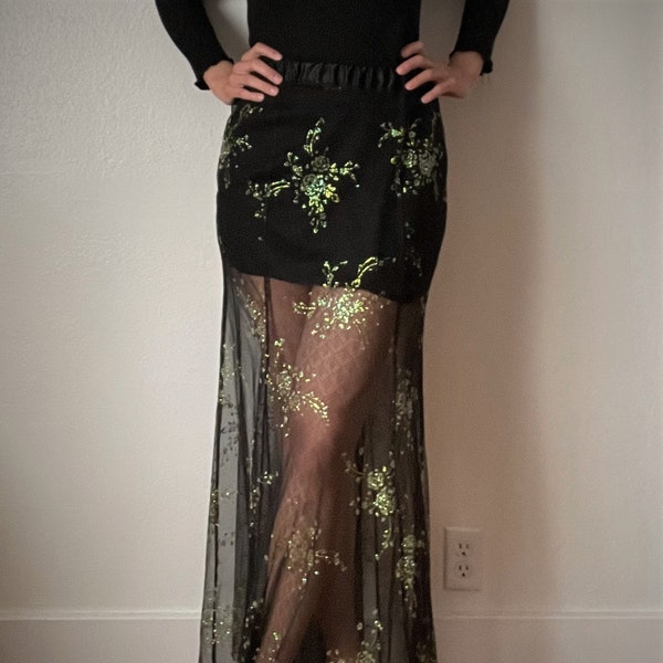 Sheer Skirt - Etsy