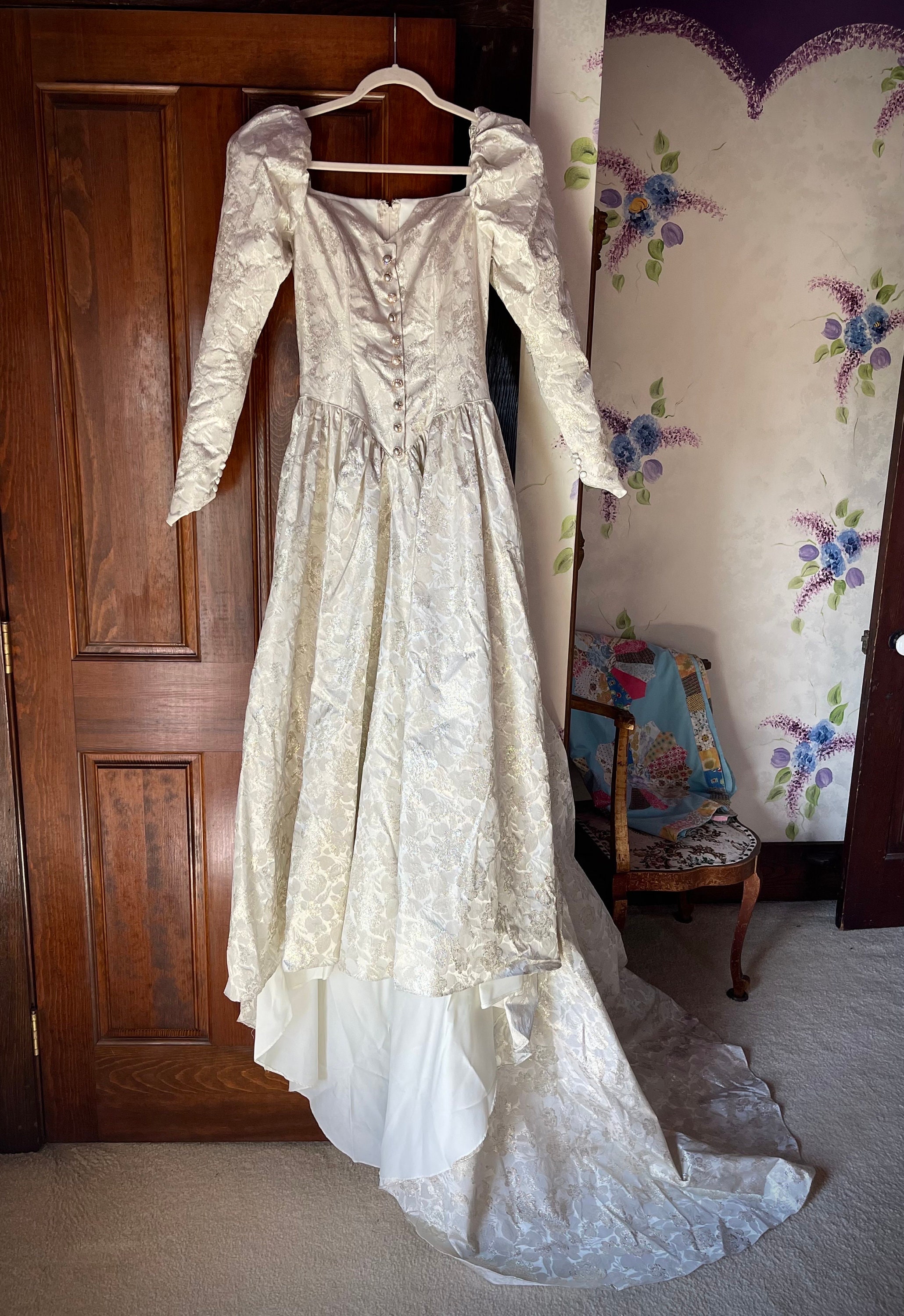 Renaissance style Wedding Dress Etsy