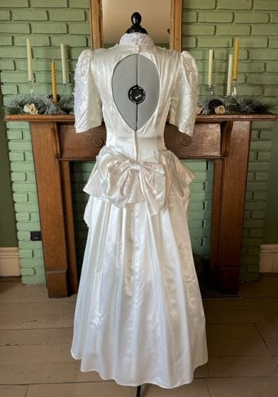 Vintage Jessica McClintock Party Dress Gunne Saxe Size M