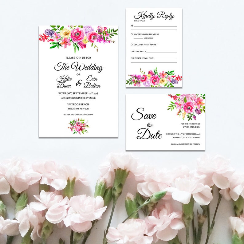 Bright Bouquet Wedding Set