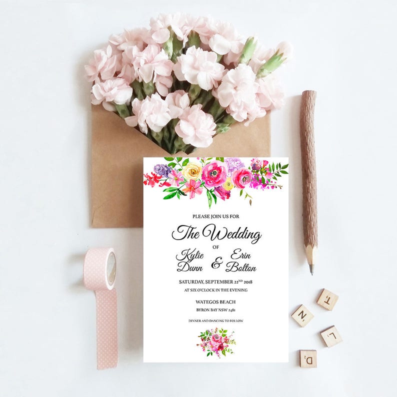 Bright Bouquet Wedding Set