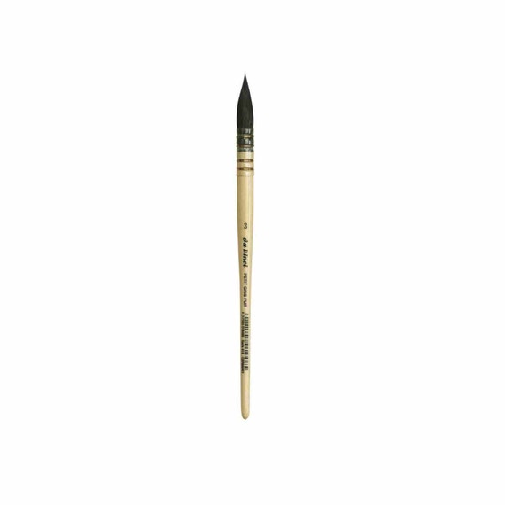 Watercolor Paint Brush; Da Vinci Series 418 Pure Blue Squirrel Quill-Petit  Gris Pur Watercolor Mop Brush, Size 3