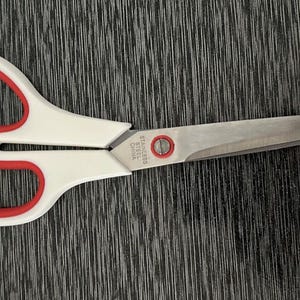 Singer Stoffschere, Comfort Grip Schere, 8.5 Zoll, 21.5 cm Rot & Weiss