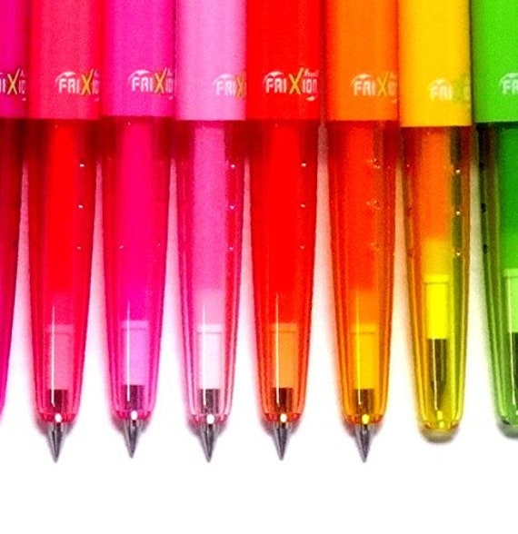 PILOT FriXion ColorSticks - Bolígrafos de tinta de gel borrables, punta  fina, tintas de colores surtidos, 10 colores únicos, paquete de 36 (5805) y