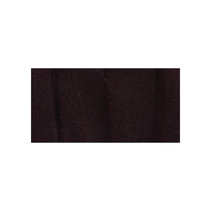 May include: A dark brown fabric swatch with a slightly textured surface.