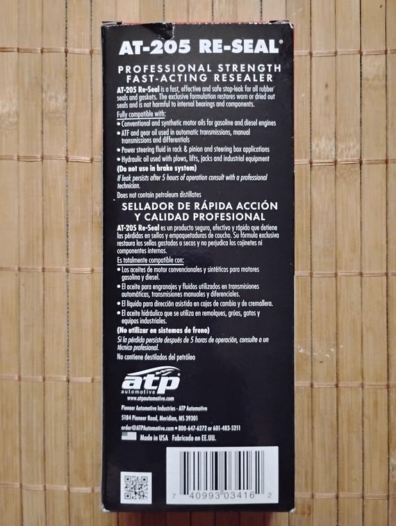 ATP AT-205 Re-Seal 236 ml - Anti-fuite moteur et transmission