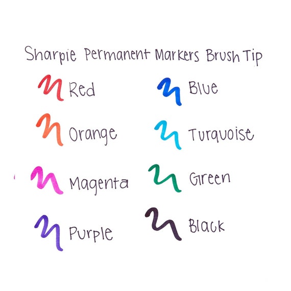 12 Sharpie Portrait Colors Markers Permanent, Fine Point Sharpie