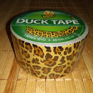 Gepunktetes Leopard Duct Tape, 1,88 "x 10 Yards, 4,8 cm x 9 m, Washi Duck Tape