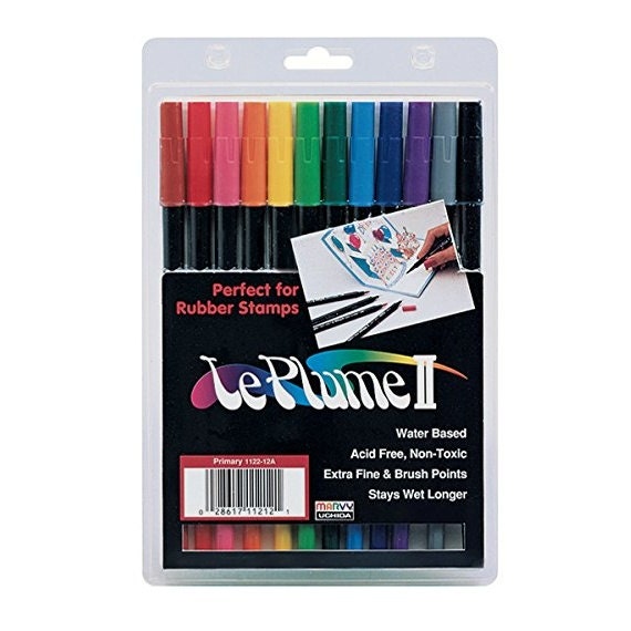 Best Deal for Uchida Marvy Extra Fine Tip Le Plume II Double Ender Marker