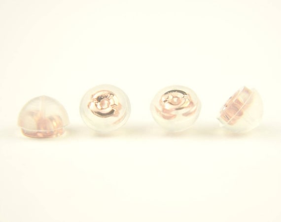 Metal Cord Stoppers - Rose Gold (sold per pair) Metal Cord Stoppers - Rose Gold (sold per pair)