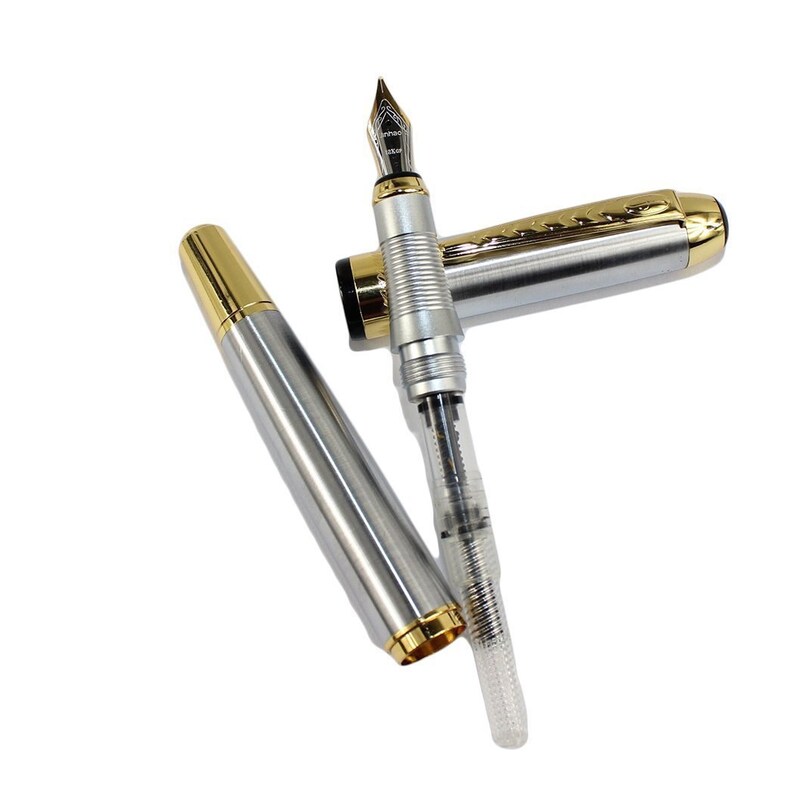 Fountain Pen Classic Smooth Writing Füller 18kgp Gold Medium Etsy