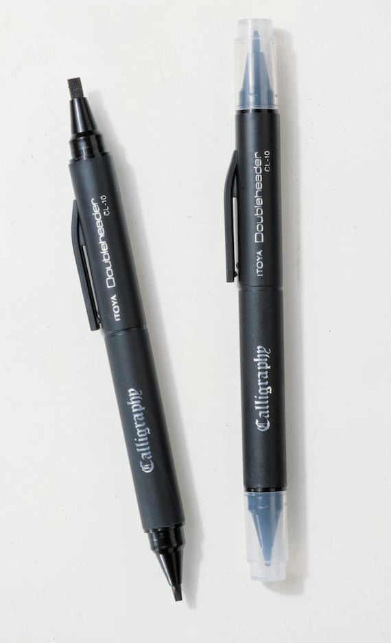 Itoya Doubleheader Calligraphy Marker Black