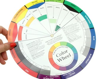 Large Artists Color Wheel, Mixing Guide Great for Matching Colors in  Painting, Beading, Any Craft and Art Project That Involves Color. -   Hong Kong