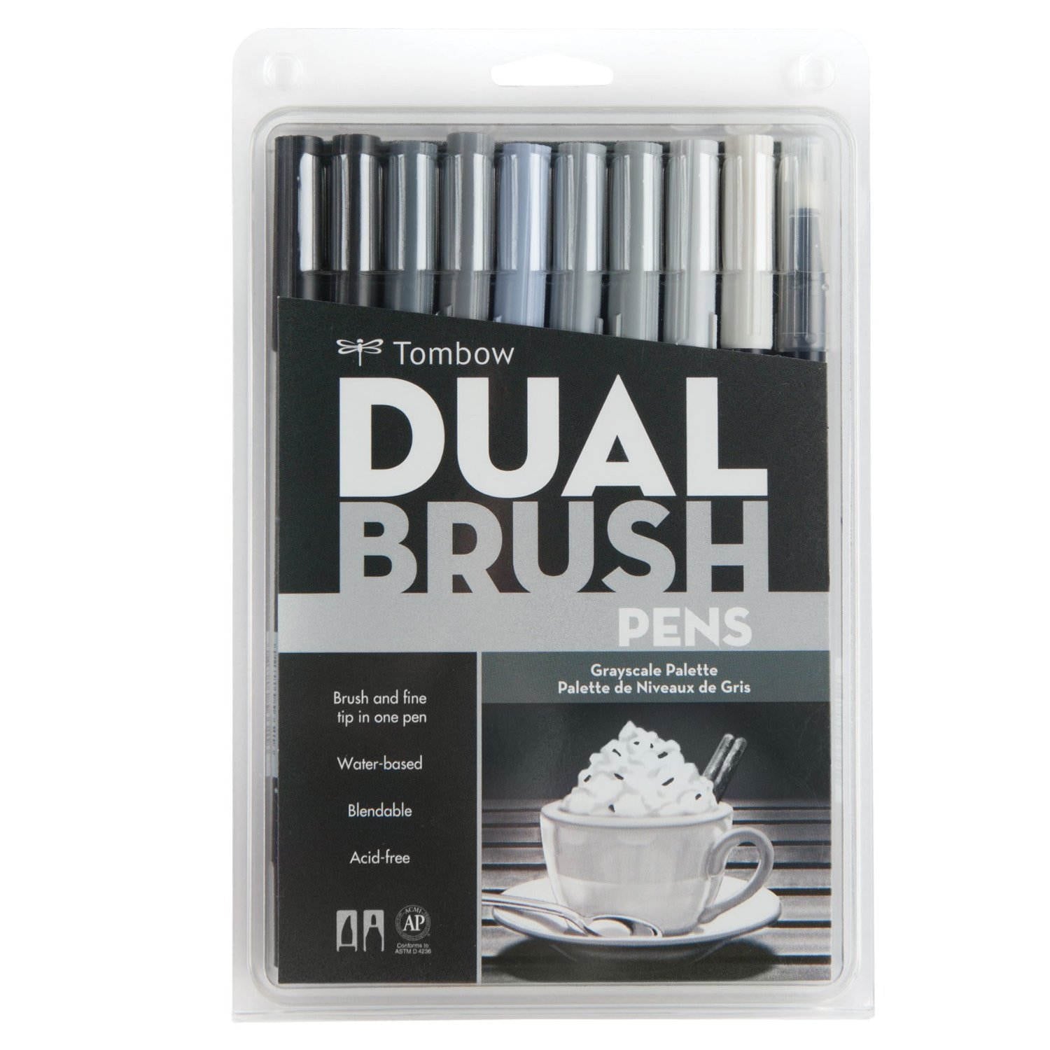 Grayscale Coloring: Colored Pencils Over Water-Based Markers