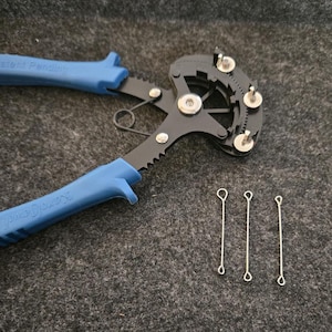 Looper Pliers, One Step 1.5mm 2.25mm 3mm Loops Sizes, Beading, Jewelry, Craft Looper Tool, Wire Looping Pliers, 24-18 Gauge Craft Wire