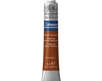 Farba akwarelowa Burnt Sienna Brown, tubka 8 ml; Cotman Winsor & Newton Extra Fine Pro
