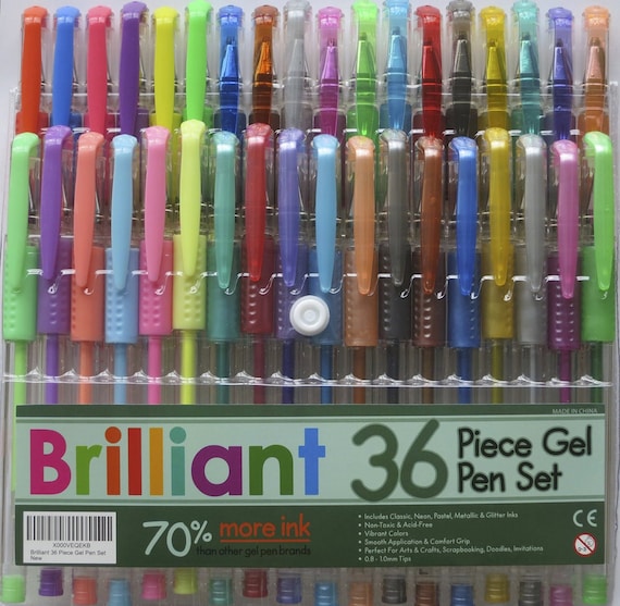10 Coloring Gel Pens Adult Coloring Books Drawing Bible 