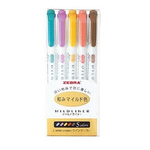 25 Zebra Mildliner Highlighters, Japanese Import Kawaii Cute Pens Zebra All  Colors Highlighter Mildliner, Marker 