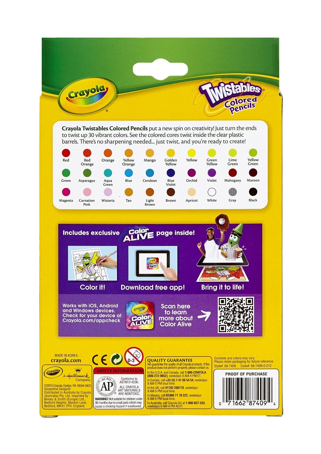 Crayola Color Twist Bath Bomb Assorted Colors/Styles