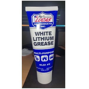 Lucas Oil White Lithium Grease Lubricant Lube, 8oz, LUC10533