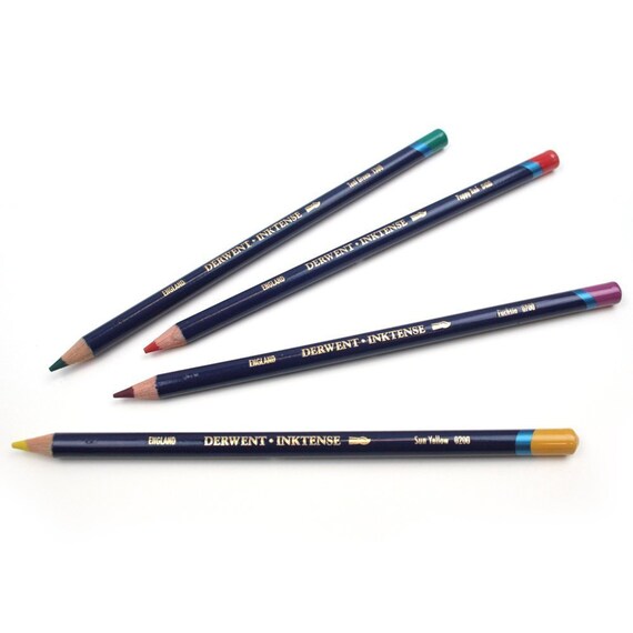 36 Watercolor Pencils, Derwent Inktense Watercolor Water 36 Watercolor Pencils, Derwent Inktense Watercolor Water