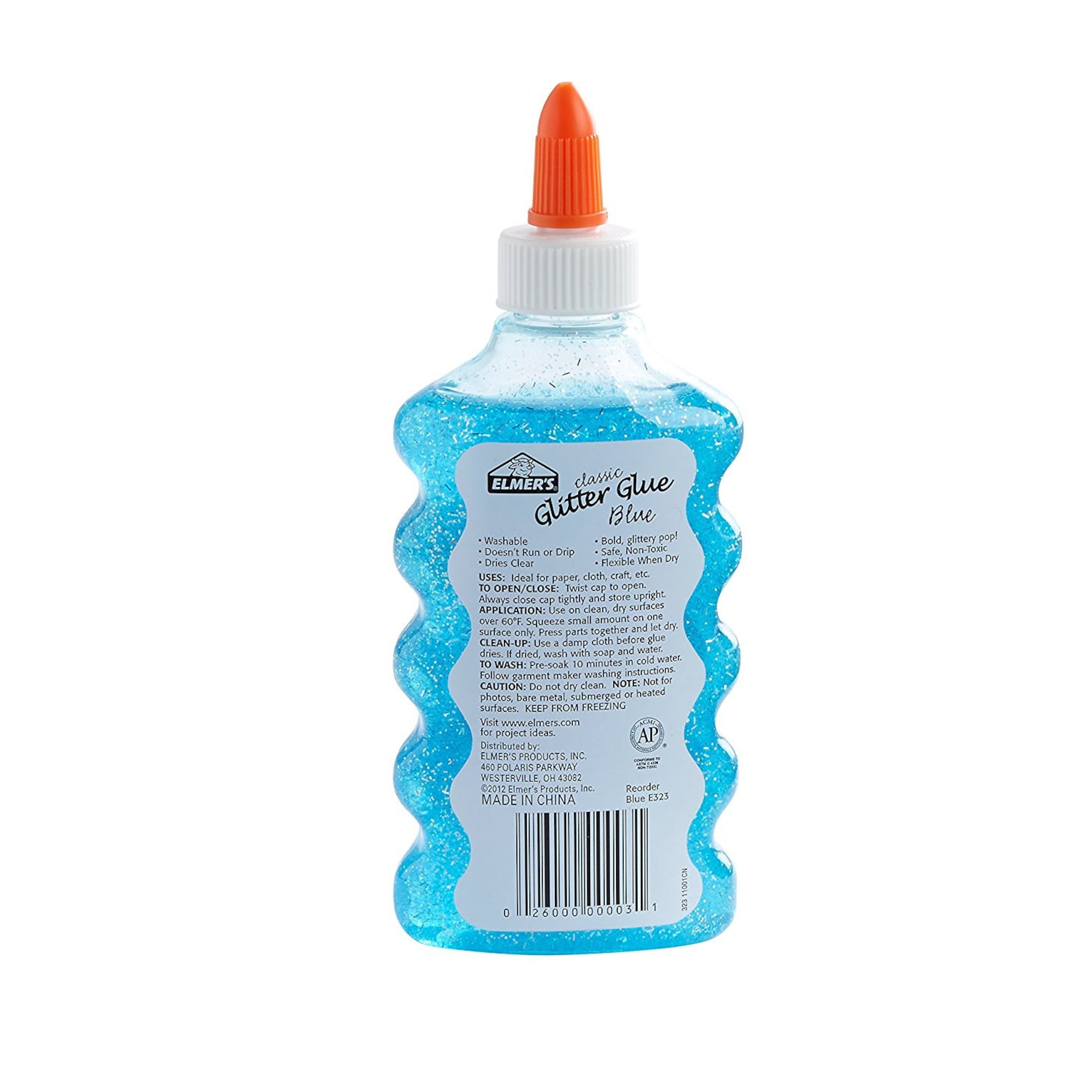 Blue Elmer's Liquid Glitter Glue Washable Adhesive 6oz Etsy