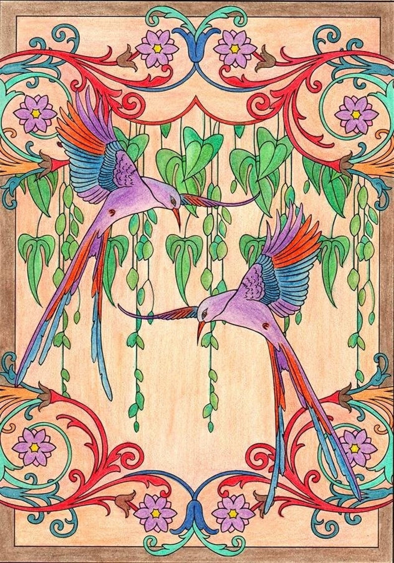 Download Colored Coloring Pencils 36 Pack Adult Coloring Books | Etsy