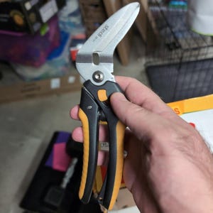 9 Inch Heavy Duty 45 Degree Curved Scissors, Straight Snips, Multifunction Craft Shears, Heavy Duty Cutters