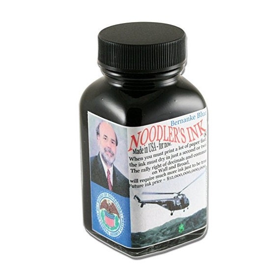 Noodler's Ink Fountain Pen Bottled Ink - 3oz, Blue - View #2