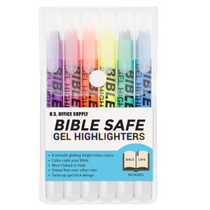 Bible Highlighters and Pens No Bleed, 8 Pack, Bible Journaling Kit